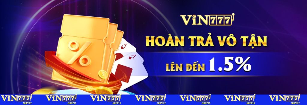 Vin777 khuyến mãi 77k tri ân anh em cược thủ tham gia đặt cược 2024