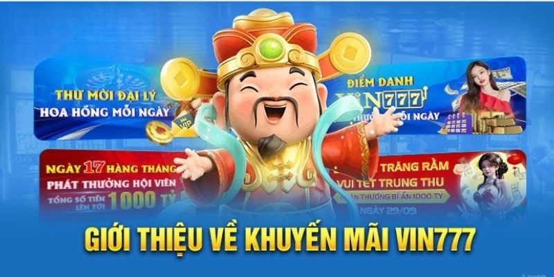 Trò chơi slots trên Vin777 mang đến nhiều chương trình ưu đãi hấp dẫn