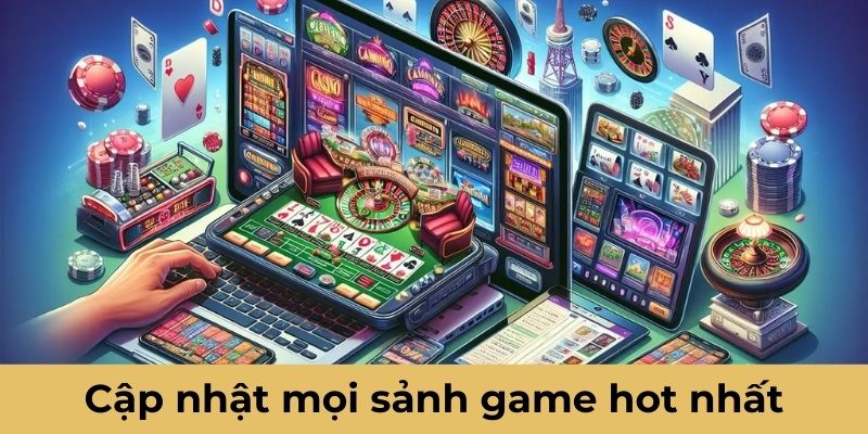 Nhà cái cập nhật mọi sảnh game hot nhất từ nước ngoài